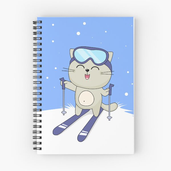 Item preview, Cat Skiing Ski Kitten Skier Cute Funny designed and sold by Gravy-tee07.