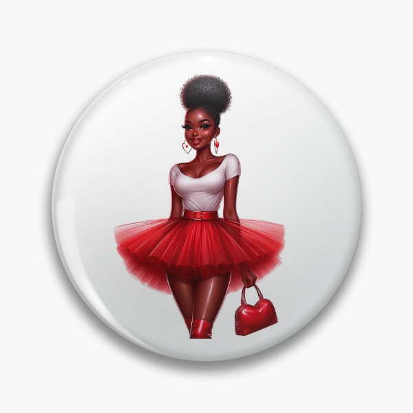 Item preview,  Valentine´ s Day Afro American Girl Design, Valentine Day Woman, Love Design designed and sold by gabrielakrall.