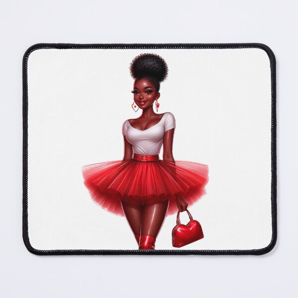 Item preview, Valentine´ s Day Afro American Girl Design, Valentine Day Woman, Love Design designed and sold by gabrielakrall.