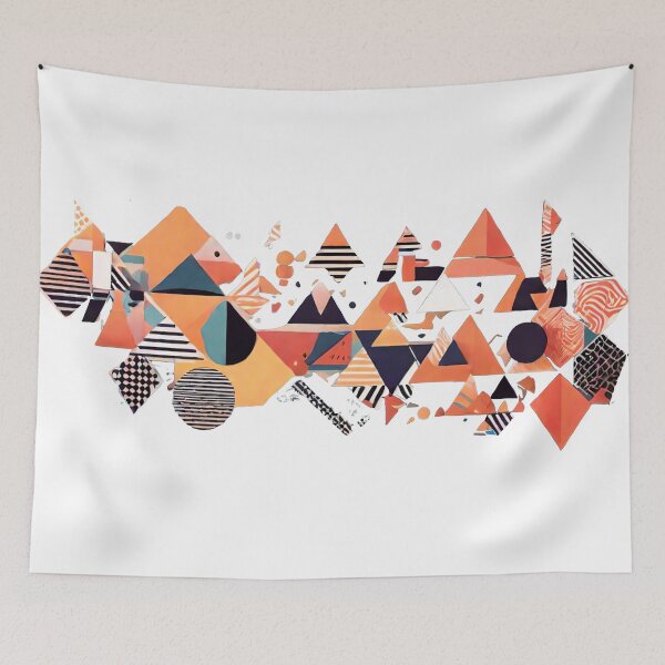 Item preview, Mesmerizing Geometric Abstracts: Shape Composition (280) designed and sold by WASjourney.