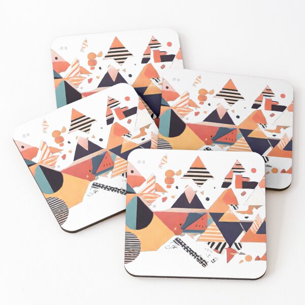 Item preview, Mesmerizing Geometric Abstracts: Shape Composition (280) designed and sold by WASjourney.