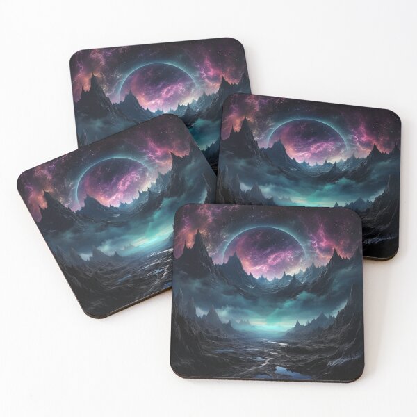 Item preview, Dark Fantasy Landscape - Black Hole Rising designed and sold by Fantasy Masterpiece.