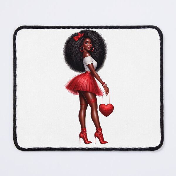 Item preview, Valentine´ s Day Afro American Girl Art Work, Valentine Day Black Woman, Love Design designed and sold by gabrielakrall.