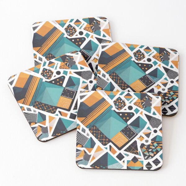 Item preview, Geometric Shapes Unleashed: Abstract Arrangements (283) designed and sold by WASjourney.
