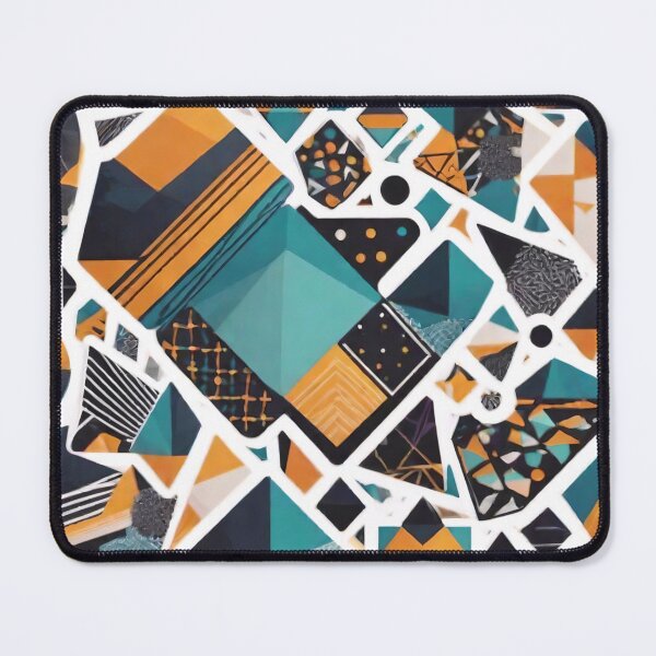 Item preview, Geometric Shapes Unleashed: Abstract Arrangements (283) designed and sold by WASjourney.