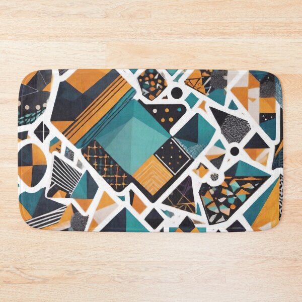 Item preview, Geometric Shapes Unleashed: Abstract Arrangements (283) designed and sold by WASjourney.