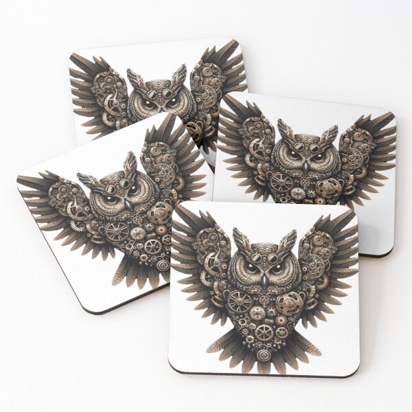 Item preview, Steampunk Owl designed and sold by teetrendzworld.