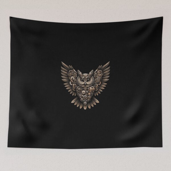 Item preview, Steampunk Owl designed and sold by teetrendzworld.