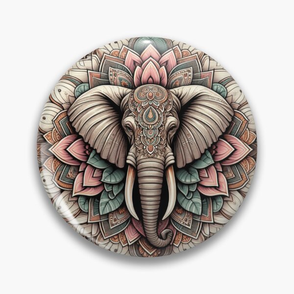 Item preview, Majestic Elephant Mandala designed and sold by TeslaSt0re.