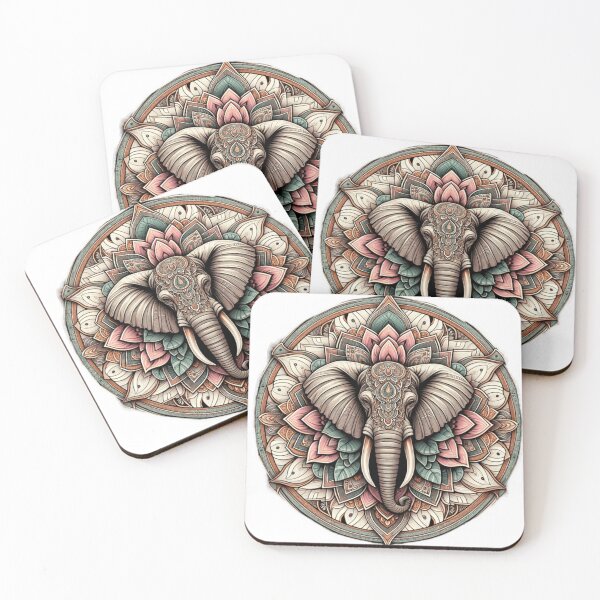 Item preview, Majestic Elephant Mandala designed and sold by TeslaSt0re.