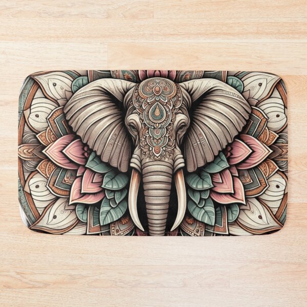 Item preview, Majestic Elephant Mandala designed and sold by TeslaSt0re.
