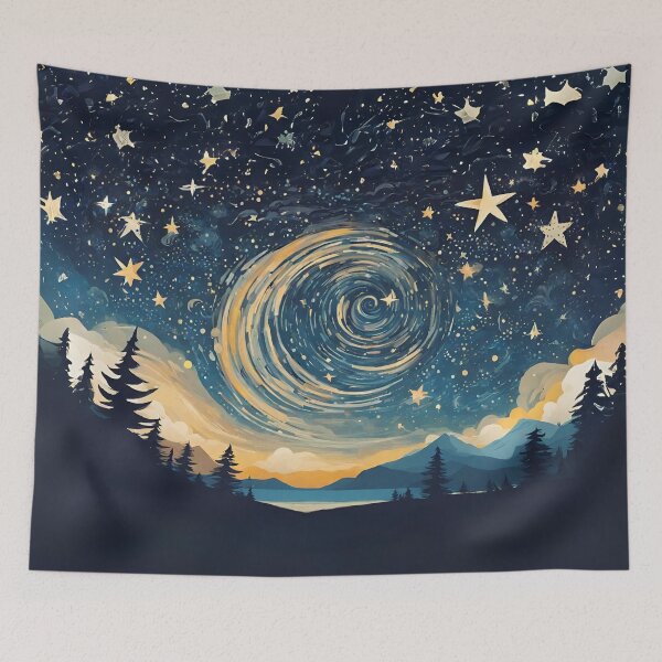 Item preview, Starry Night Sky Pattern designed and sold by letsgetinspired.