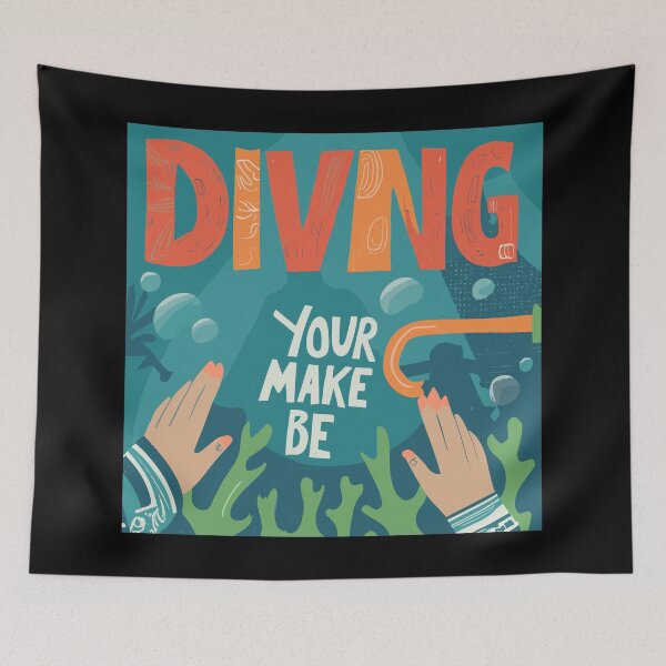 Item preview, Diving - water, beach, fish, sea, Coral reef designed and sold by desinganddecor.
