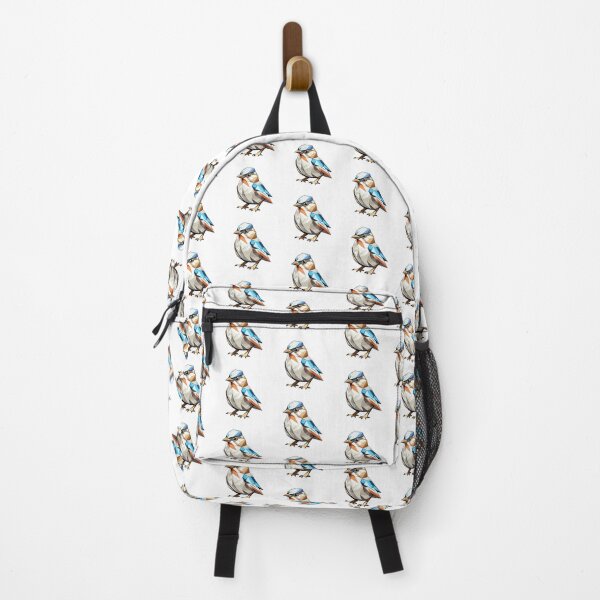 Item preview, Cute and Curious White Sparrow Bird Geometric Shaped Artwork designed and sold by Geonimalia.