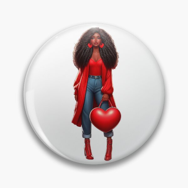 Item preview, Valentine´s Day Woman Design, Valentine Day Afro Girl,Love Design, Fashion Woman designed and sold by gabrielakrall.