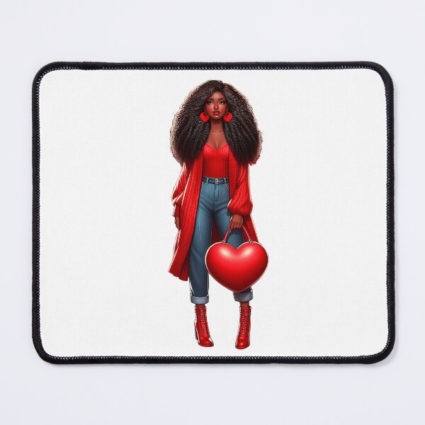 Item preview, Valentine´s Day Woman Design, Valentine Day Afro Girl,Love Design, Fashion Woman designed and sold by gabrielakrall.