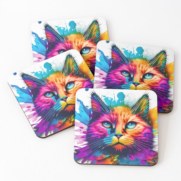 Item preview, Cat painted in watercolor designed and sold by Firas Aljazzar.
