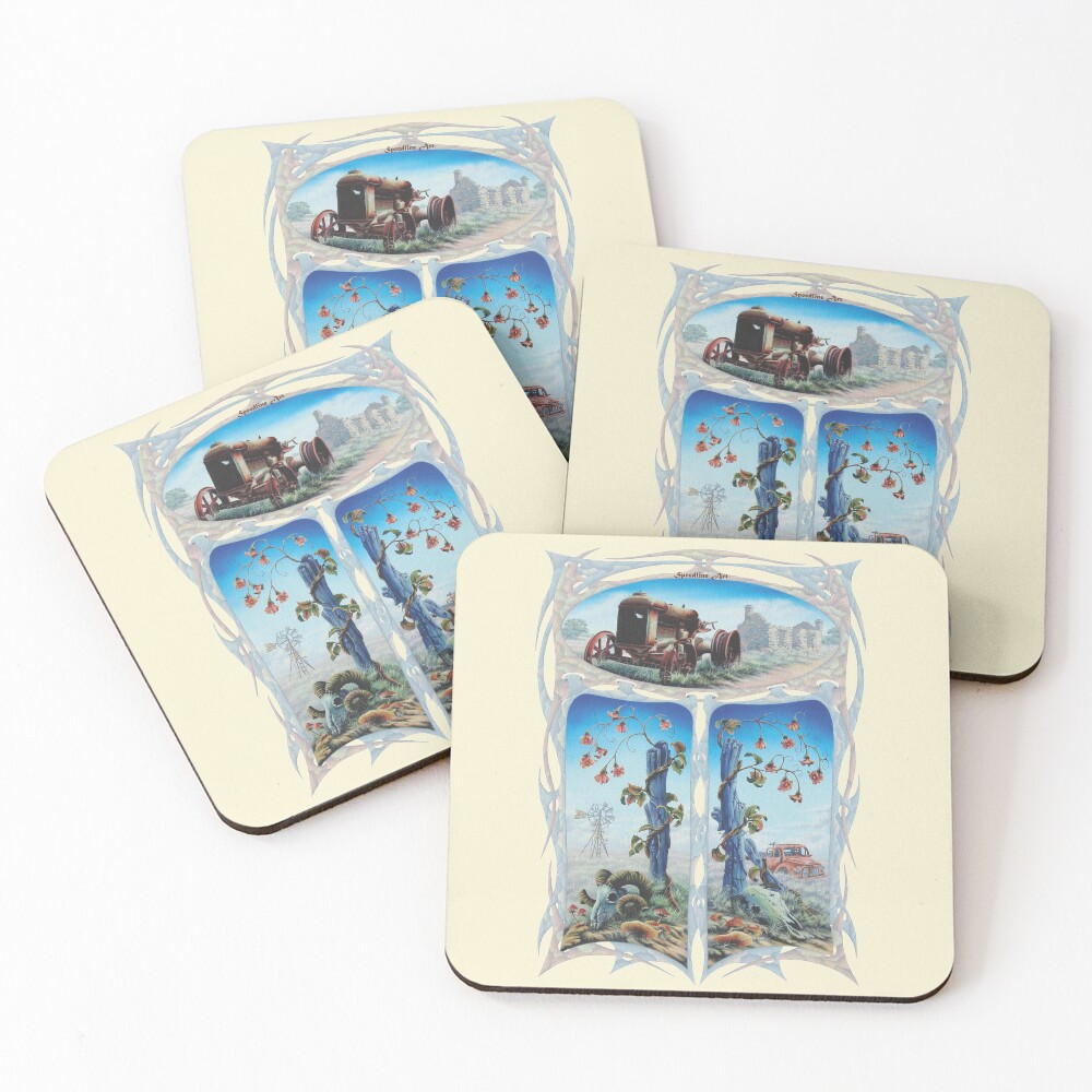 Item preview, Coasters (Set of 4) designed and sold by speedlineart.