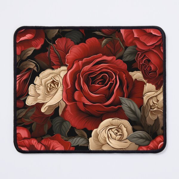 Item preview, Red & white Rose Modern style  designed and sold by MuteluArtwork.