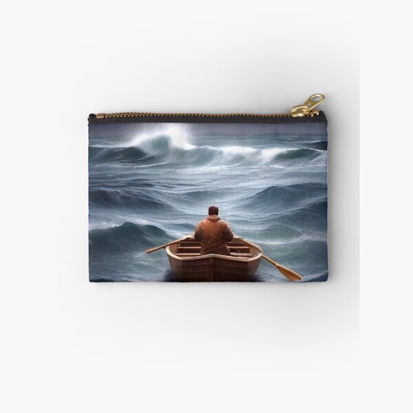 Item preview, Lone man in rowboat designed and sold by M-Y-A-R-T-.