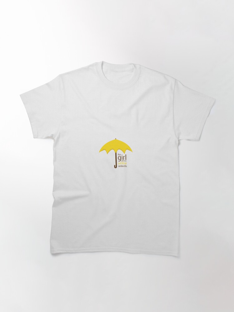 Alternate view of Yellow Umbrella Classic T-Shirt