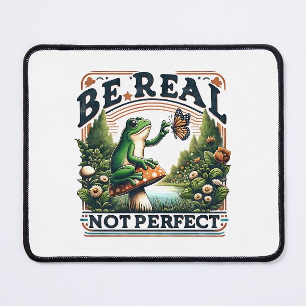 Item preview, Be Real, Not Perfect designed and sold by Anniebuh.