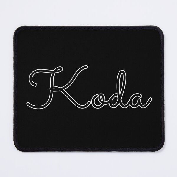 Item preview, Writing Koda Name Label (Black) designed and sold by NormadWorld.