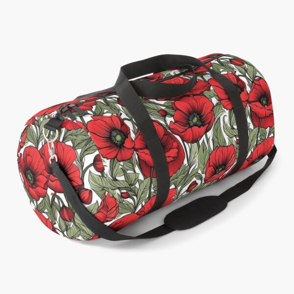 Item preview, Red Poppies Flowers Coquelicot Pattern designed and sold by Pati-Design.