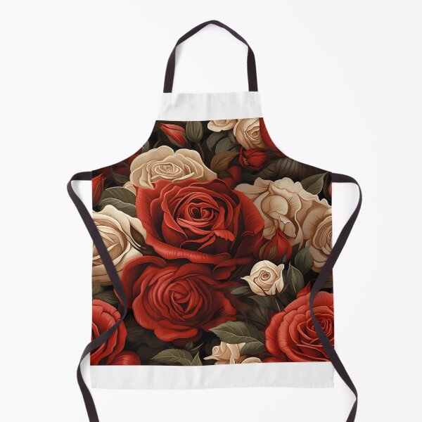 Item preview, Red & white Rose Vintage style designed and sold by MuteluArtwork.