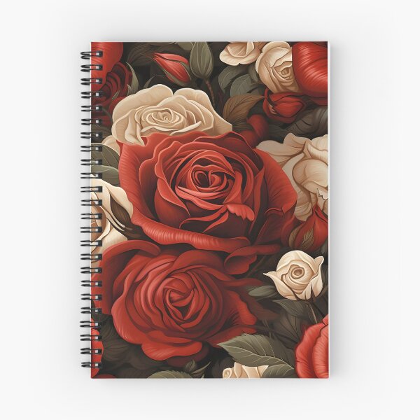 Item preview, Red & white Rose Vintage style designed and sold by MuteluArtwork.