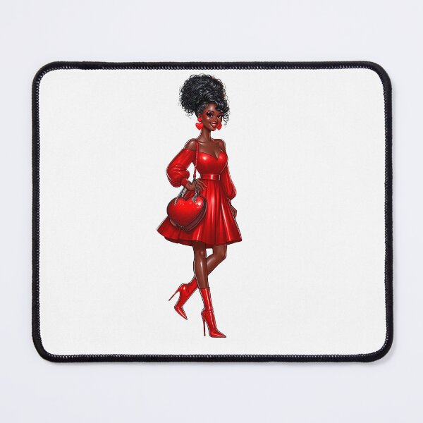 Item preview, Valentine´s Day fashion Afro American Girl Design, Fashion Woman, Valentine Design. designed and sold by gabrielakrall.