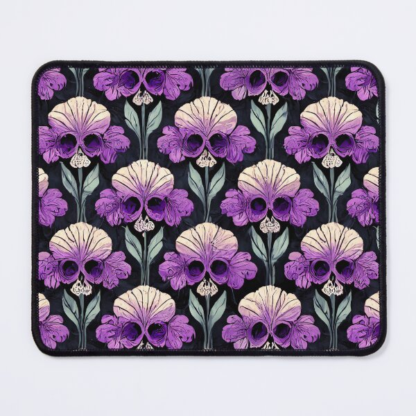 Item preview, Purple Skull Orchid Pattern designed and sold by ossiagraphics.