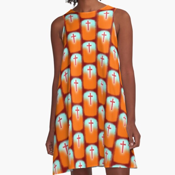 Cross A-Line Dress
