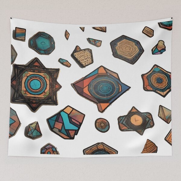 Item preview, Playing with Geometry: Abstract Shape Patterns (287) designed and sold by WASjourney.