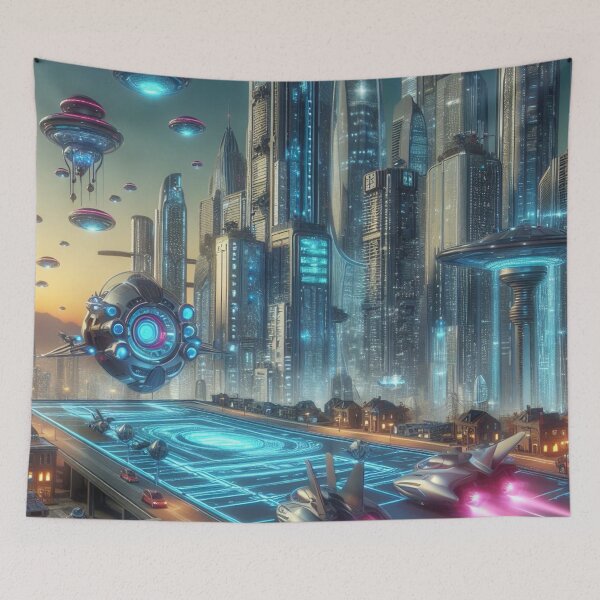 Item preview, Futuristic scene designed and sold by jsebouvi.