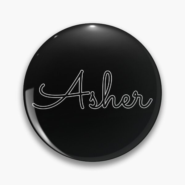 Item preview, Writing Asher Name Label (Black) designed and sold by NormadWorld.