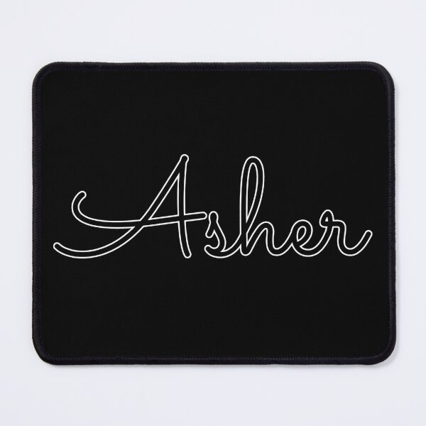 Item preview, Writing Asher Name Label (Black) designed and sold by NormadWorld.