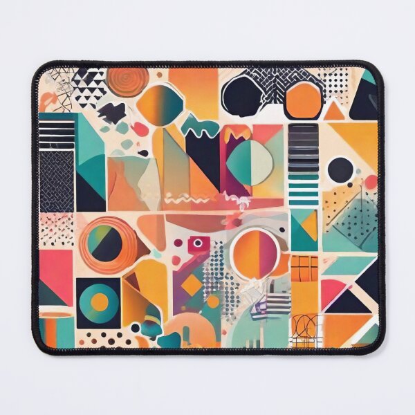 Item preview, Abstract Geometric Symphony: Shapes in Artful Arrangements (289) designed and sold by WASjourney.