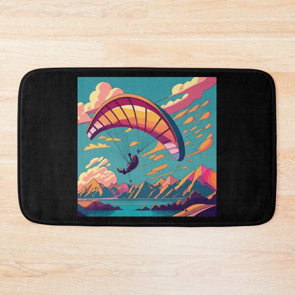 Item preview, Paragliding - view of mountains, rivers and lakes designed and sold by desinganddecor.