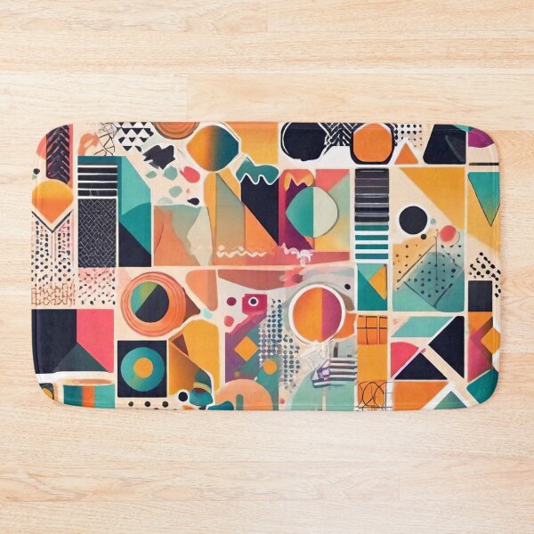 Item preview, Abstract Geometric Symphony: Shapes in Artful Arrangements (289) designed and sold by WASjourney.