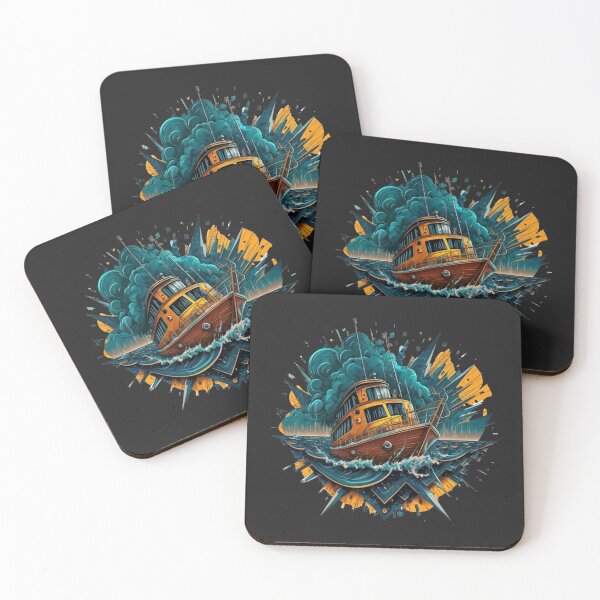 Item preview, Fishing Boat Storm designed and sold by Krieghorn.