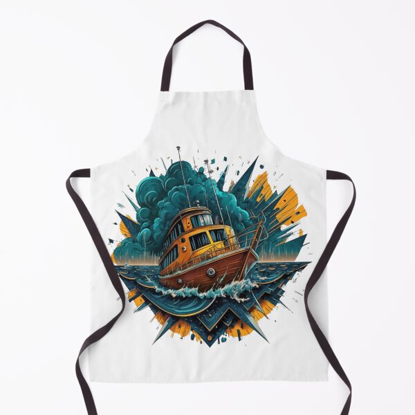 Item preview, Fishing Boat Storm designed and sold by Krieghorn.