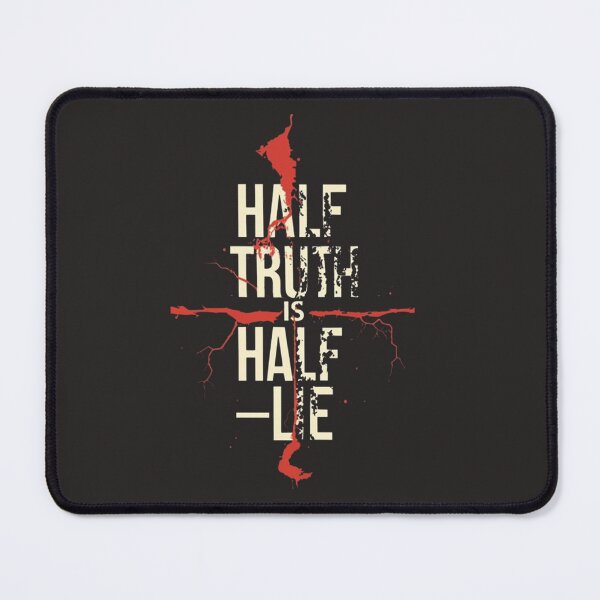 Item preview, Half Truth Is Half Lie designed and sold by Stitch-Switch.