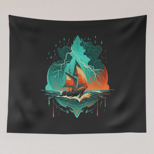Item preview, Sailing Ship Storm designed and sold by Krieghorn.