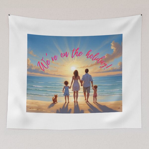 Item preview, Family on the Holiday! designed and sold by RoseAIArtRhythm.