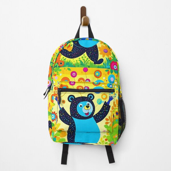 Item preview, Playful bear juggling balls in forest designed and sold by Trendsecne.