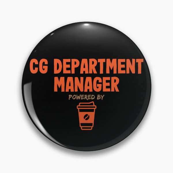 Item preview, CG Department Manager Powered by Coffee designed and sold by NermilioDesigns.