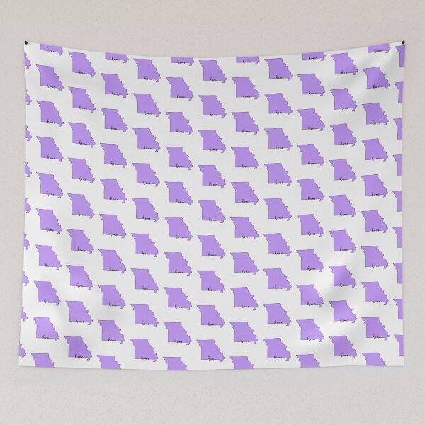 Item preview, Missouri Texas Is My Home | Purple Home State Outline -  designed and sold by PurpleLoveStore.