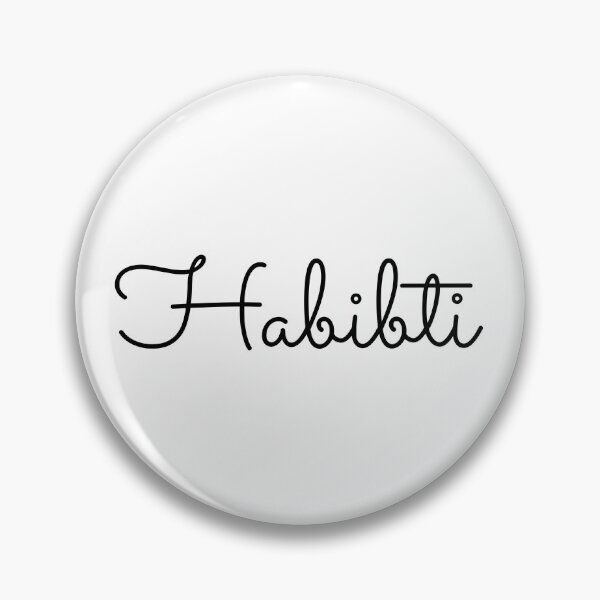 Item preview, Writing Habibti Name Label designed and sold by NormadWorld.