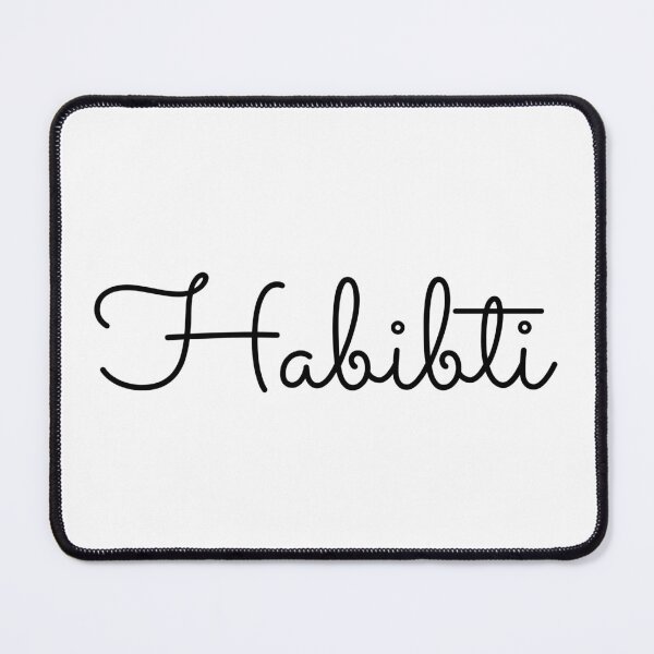 Item preview, Writing Habibti Name Label designed and sold by NormadWorld.